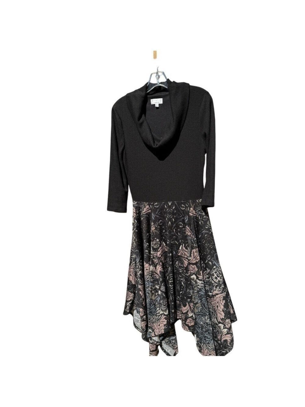 Signature by Robbie Bee Cowl Neck Dress Medium - Picture 1 of 6